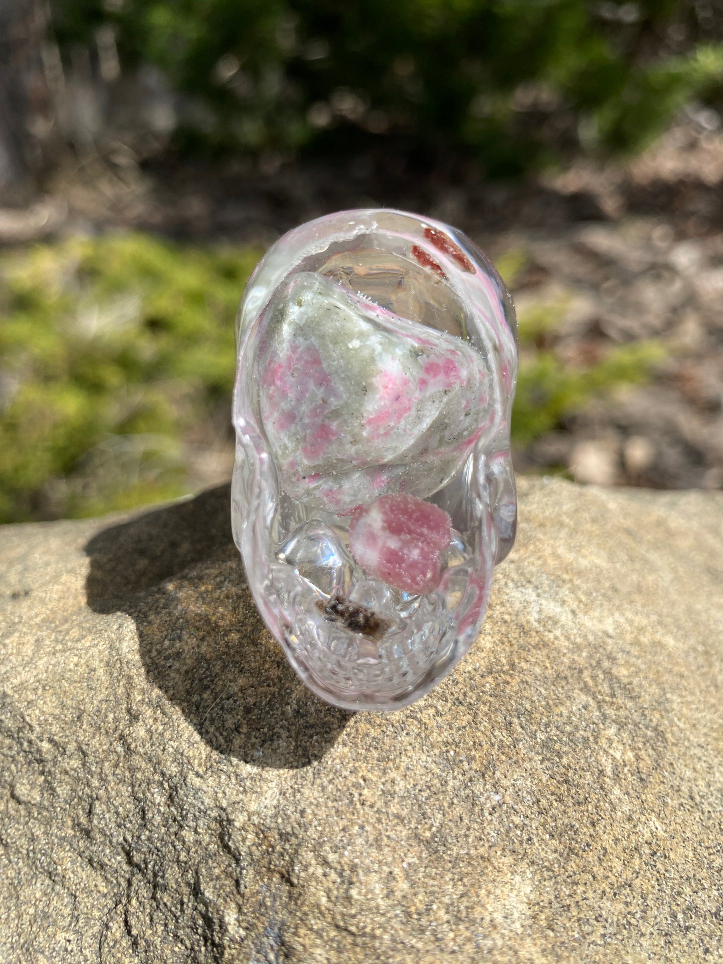 Bessy: Heart Chakra Tiny Skull
