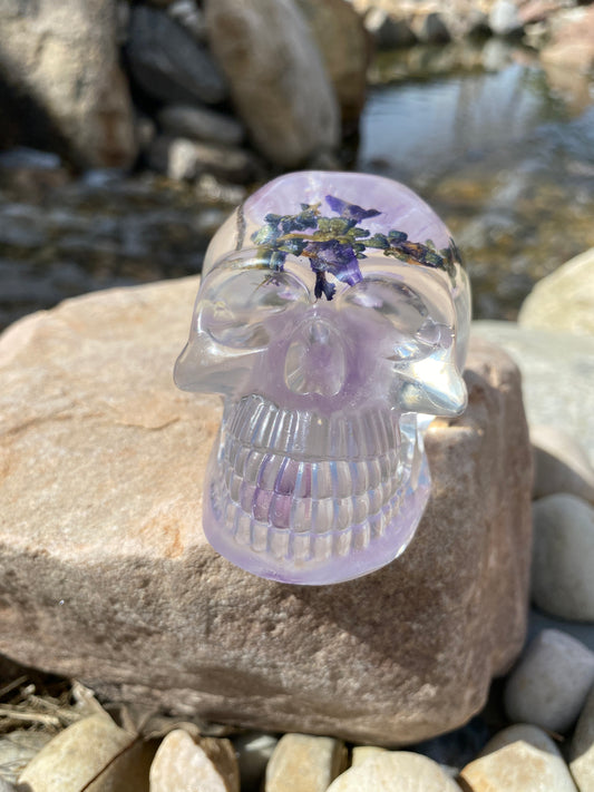 Diana: Crown Chakra & Spirituality Mini Skull