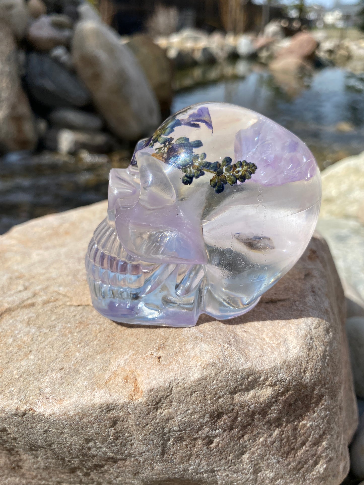 Diana: Crown Chakra & Spirituality Mini Skull