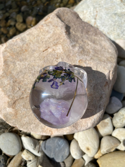 Diana: Crown Chakra & Spirituality Mini Skull