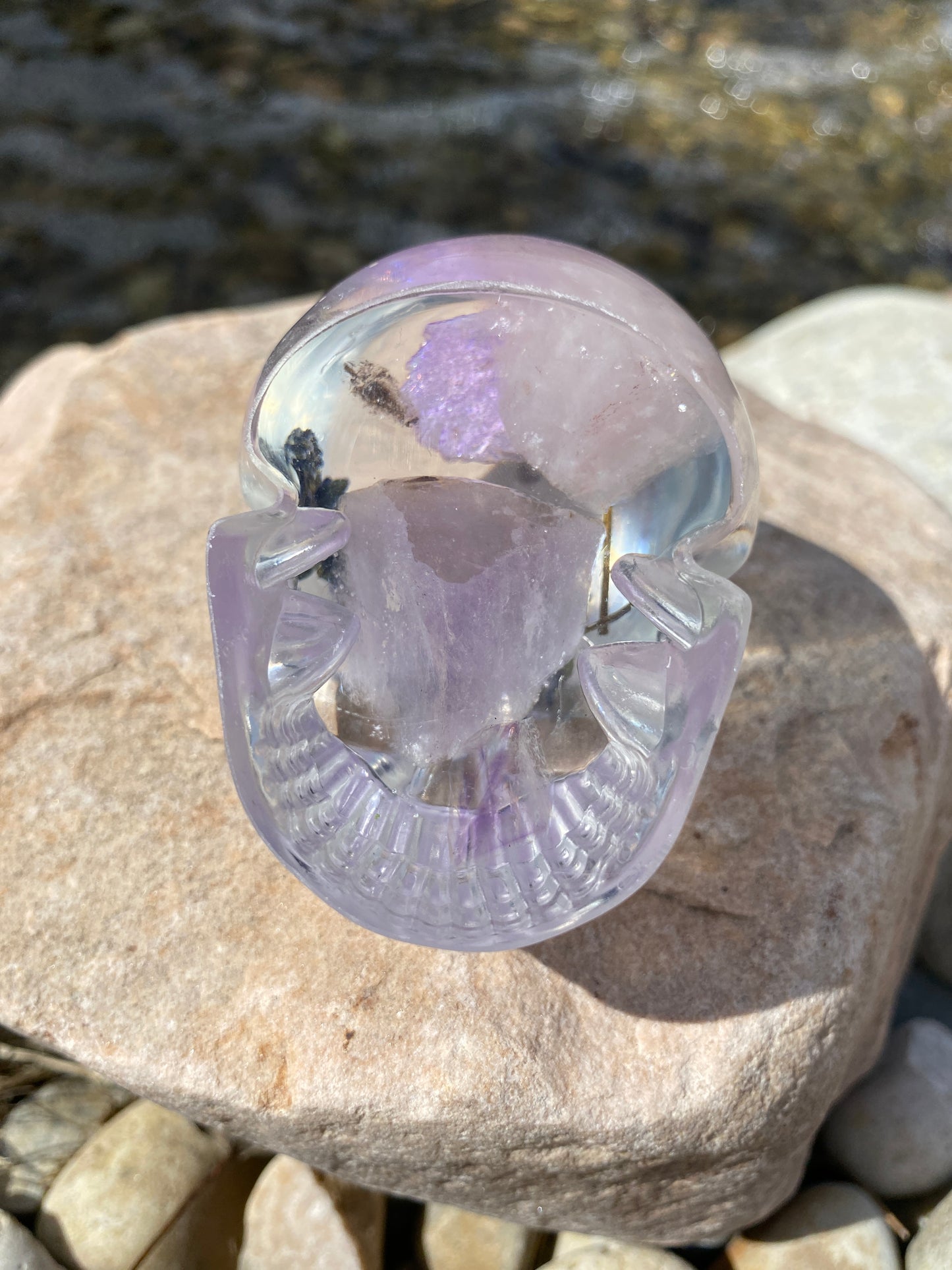 Diana: Crown Chakra & Spirituality Mini Skull